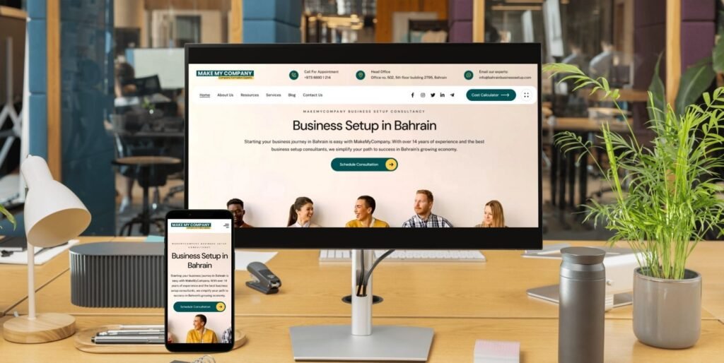 Make my company Bahrain Portfolio